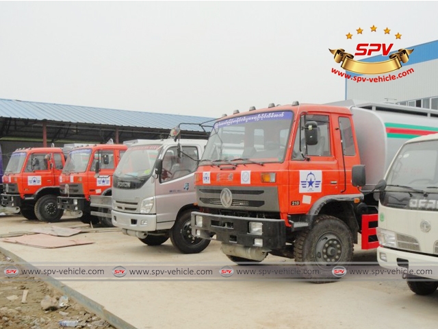 3 Units of Fuel Tank Truck Dongfeng-6X4-Shipped to Sudan